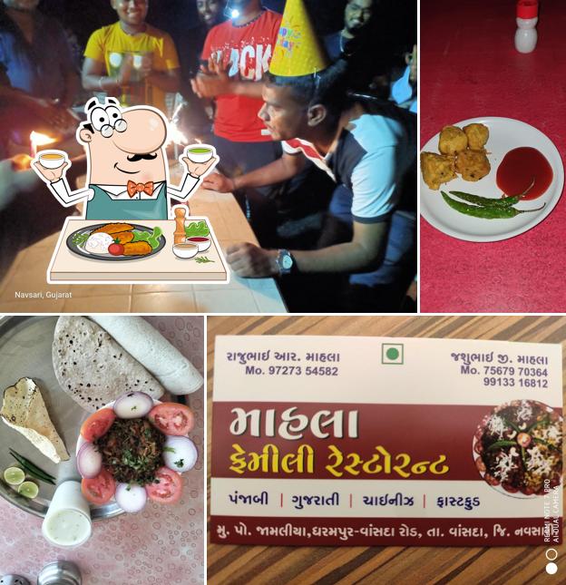 Meals at Mahla Restaurant
