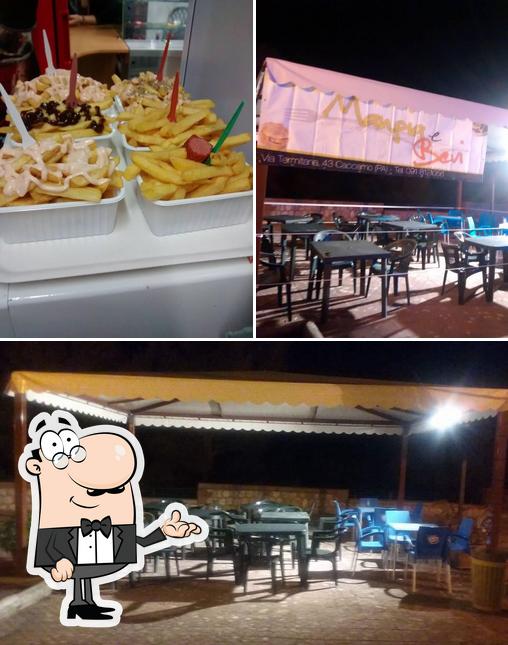 Tra le varie cose da Mangia e Bevi si possono trovare la interni e fregio