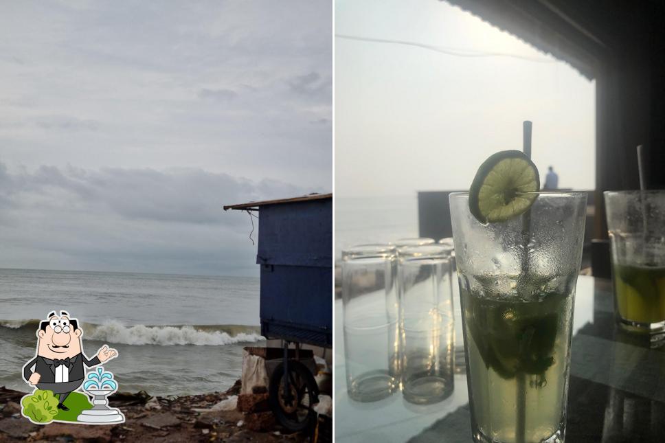 Beach club restaurant