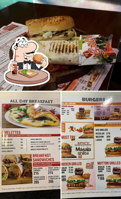 Try out a burger at Carls and flames Silver Arc