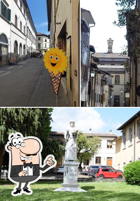 Gli esterni di Gelateria Il Girasole