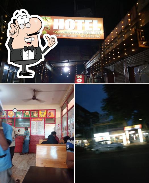 The interior of Hotel Thribhuvan -Veg