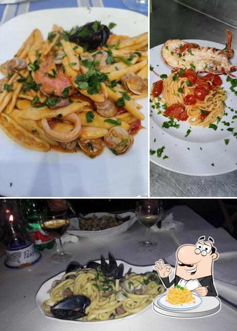 Spaghetti alla carbonara al Pescheria Lo Squalo