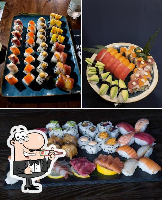 Ordina le varie opzioni di sushi