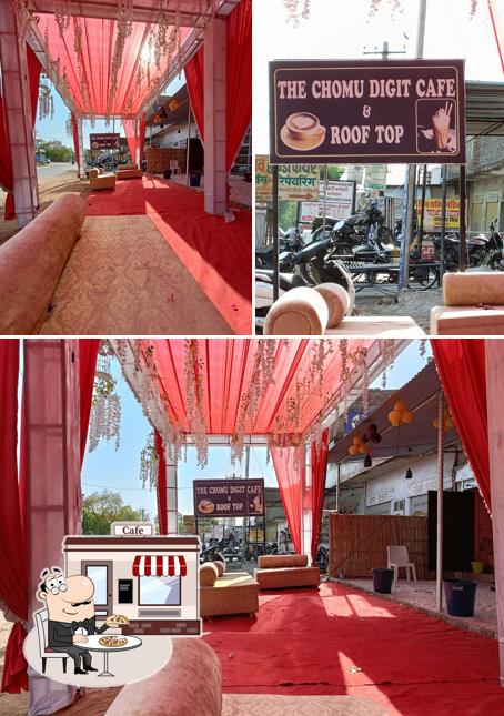 The exterior of The Chomu Digit Cafe and Roof Top