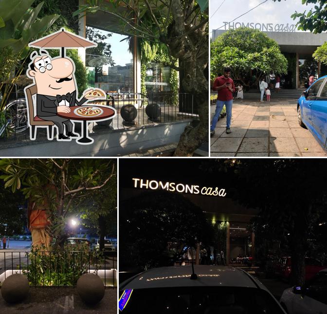 Enjoy the view at the outside area of Thomson's Casa