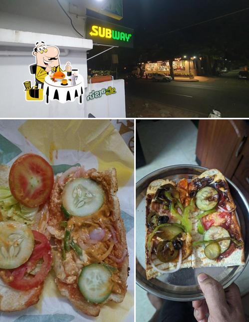 The image of food and exterior at Subway Jayanagar