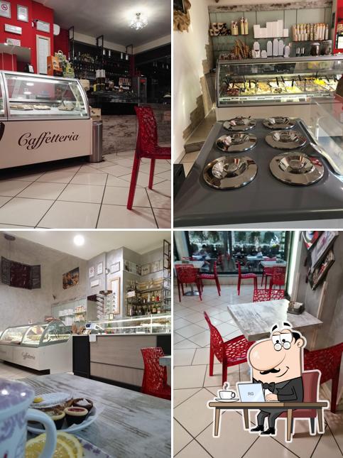Gli interni di Gelateria 2 Pini
