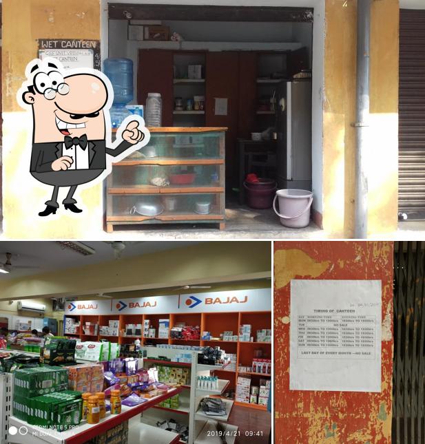 The interior of CPC Canteen CISF