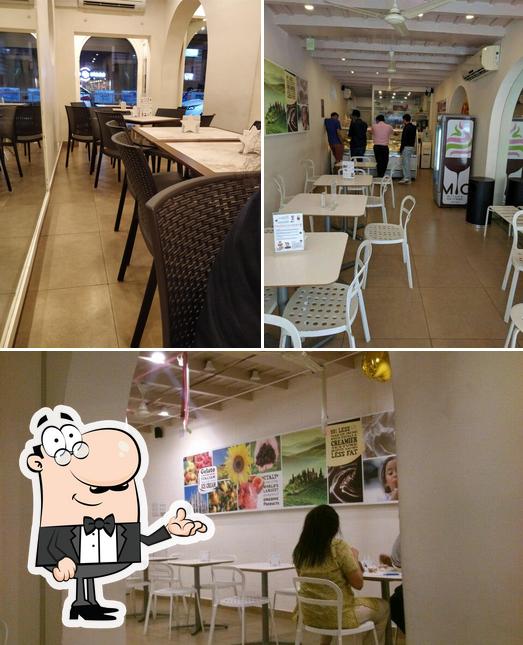 Check out how Milano Ice Cream looks inside