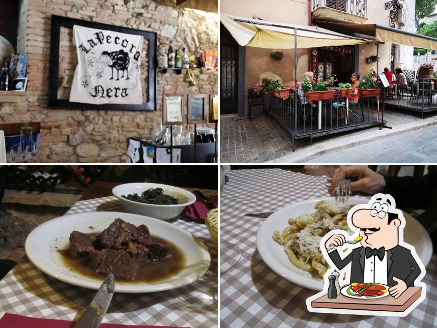 Platti al Osteria La Pecora Nera