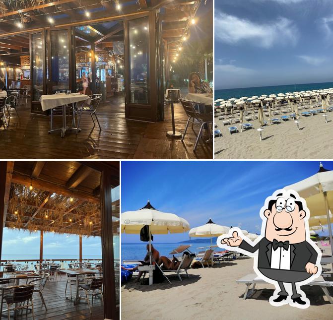 Gli interni di Poseidonia Beach Club: Ristorante sulla Sabbia - Pizzeria - Lounge & Sushi Bar -