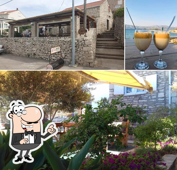 La esterno e bevanda del ristorante