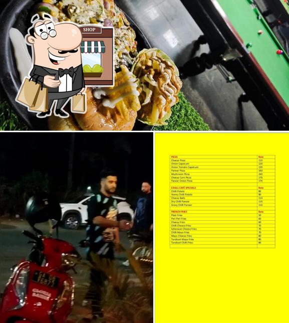 Enjoy the view at the outside area of 8 Ball Cafe