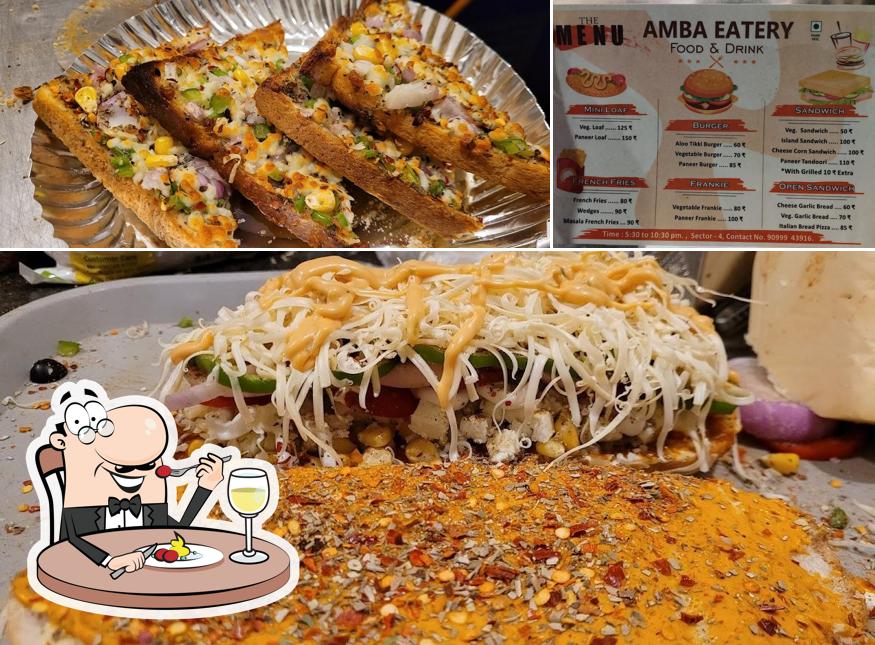 Food at Amba Eatery