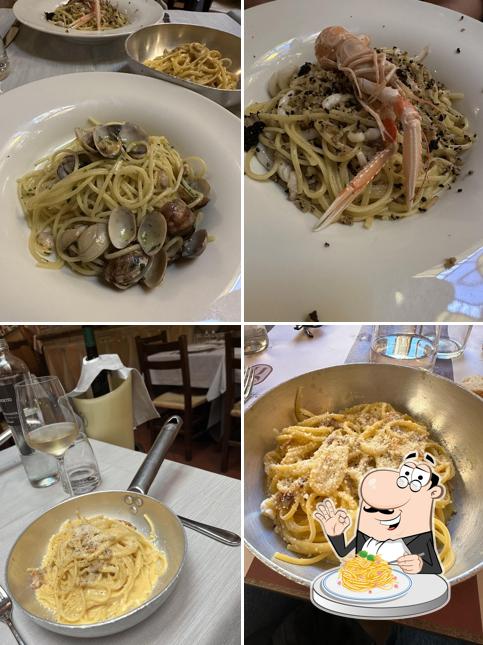 Spaghetti alla carbonara al Le Grotte