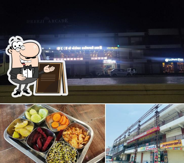Among various things one can find exterior and food at The Taste Of Bharuch - Shree Khodiyar Kathiyawadi Dhaba