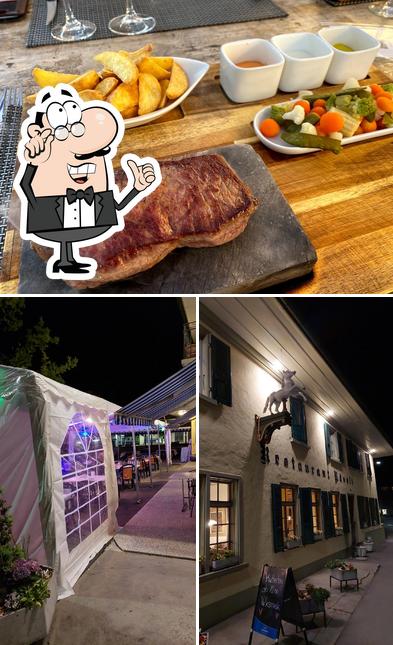 Dai un’occhiata alla foto che mostra la interni e cibo di Rössli