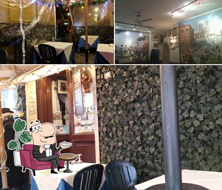 Gli interni di Alle Fratte di Trastevere