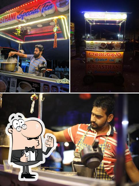 Look at this image of Rajasthani tea stall