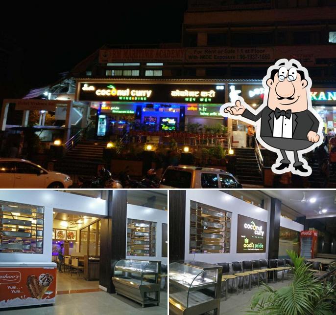 Take a seat at one of the tables at Coconut Curry