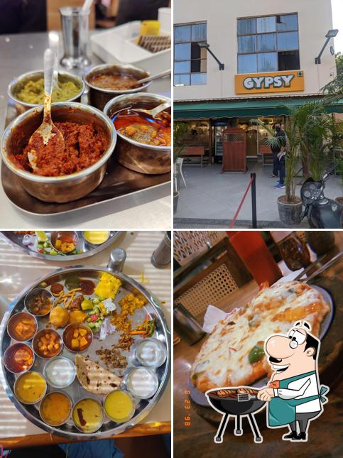 Get meat meals at Gypsy Vegetarian Restaurant