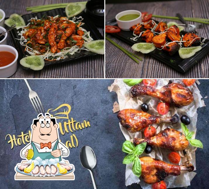 Try out various seafood meals served at Hotel New Uttam