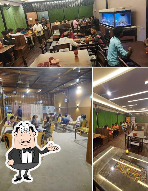 The interior of Kanchi Dhaba