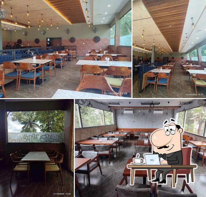 The interior of OTTAAL Multi-Cuisine Restaurant ( ഒറ്റാൽ - മൾട്ടി ക്വിസീൻ റെസ്റ്റോറന്റ് )