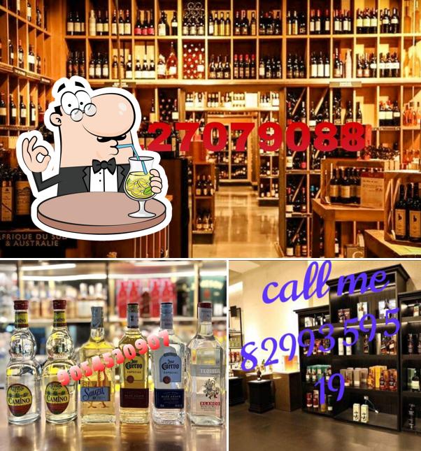 Order a drink from the menu