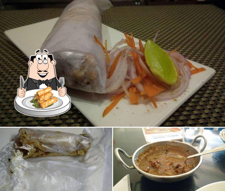 Spring rolls at Copper Kitchen Express