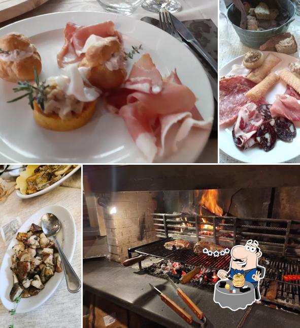 Prosciutto crudo al Il Sassone di Fobbia