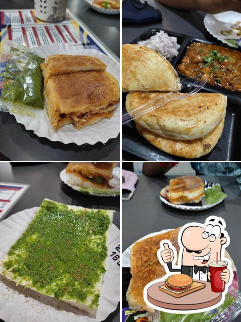 Get a burger at Jay Bhavani Vadapav and Fastfood