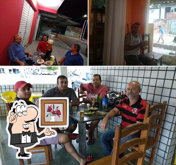 O interior do Quiosque Do Duda