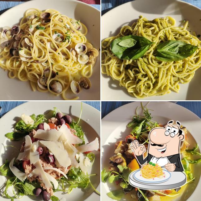 Spaghetti alla carbonara al Ristorante Tirreno