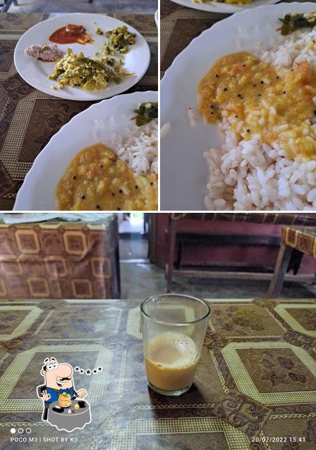 The restaurant's food and beverage