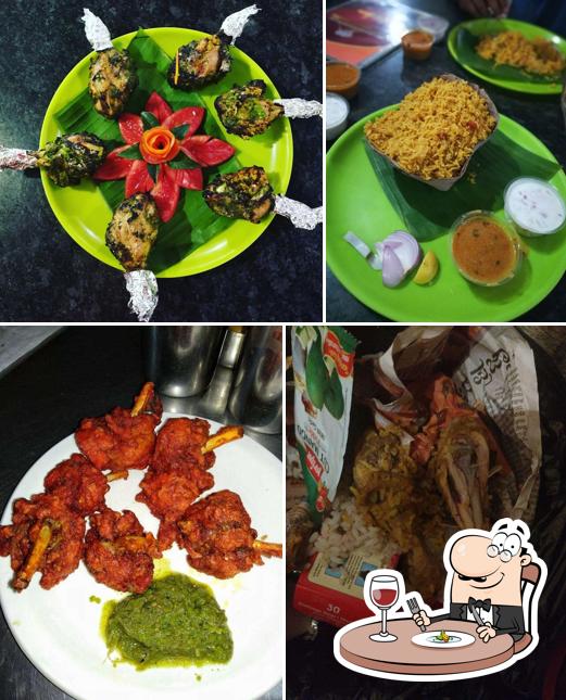 Meals at Sri Chamundeshwari Donne Biriyani Center