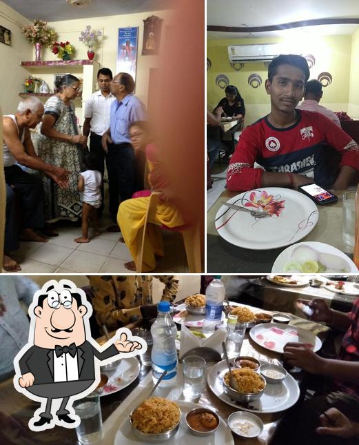 The interior of Surubhi A Family Restaurant