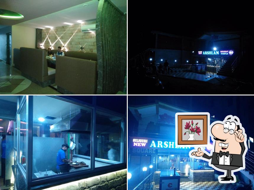 The interior of Siliguri New Arshlan Restaurant