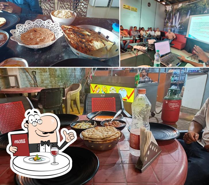 The restaurant's food and beverage