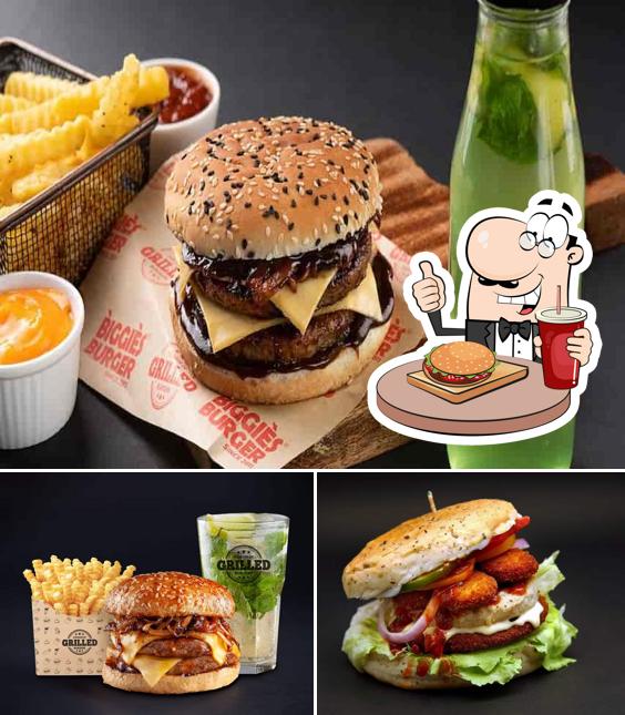 Order a burger at Biggies Burger
