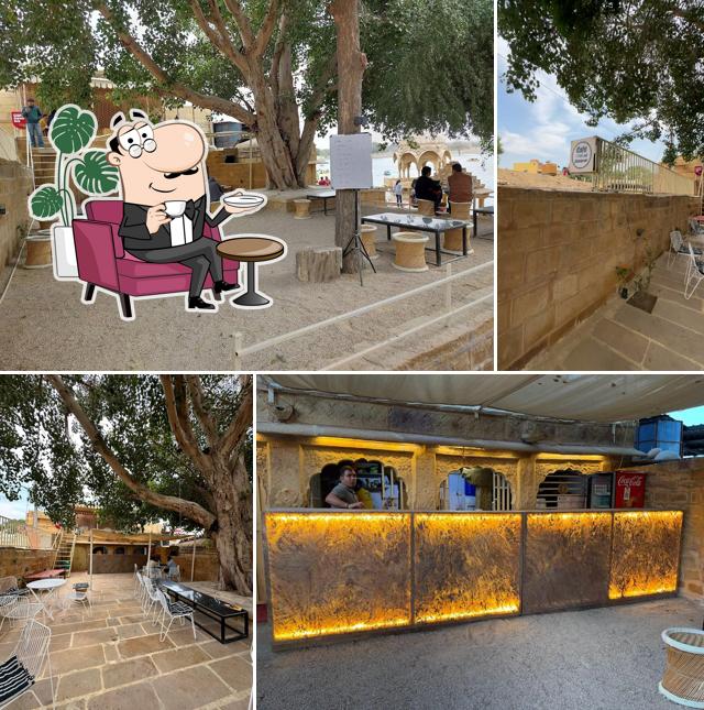 The interior of Café 1156 A D JAISALMER