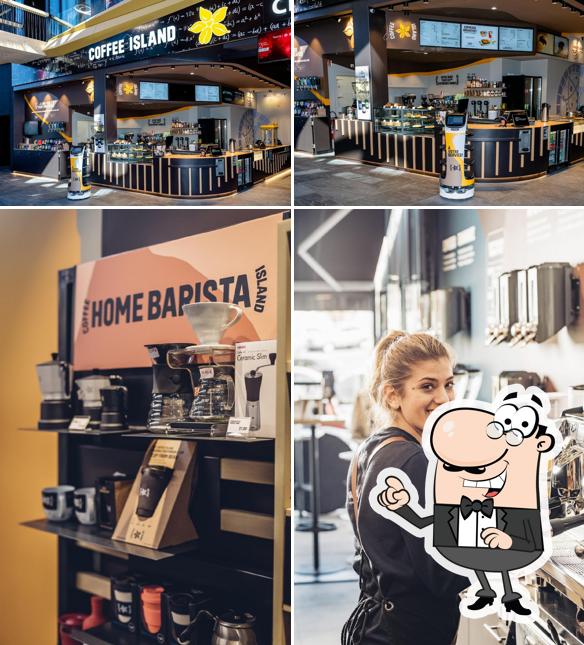 Gli interni di Coffee Island