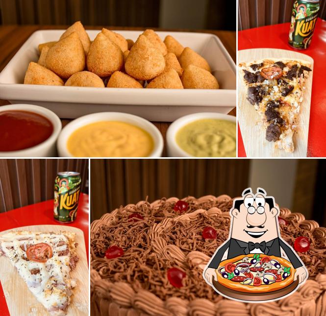 No Gizelda Lanches, você pode desfrutar de pizza