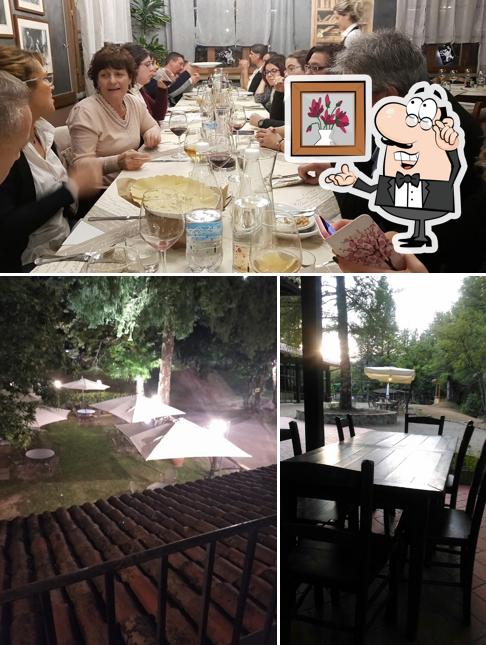 La foto della interni e cibo di Il Sassone di Fobbia