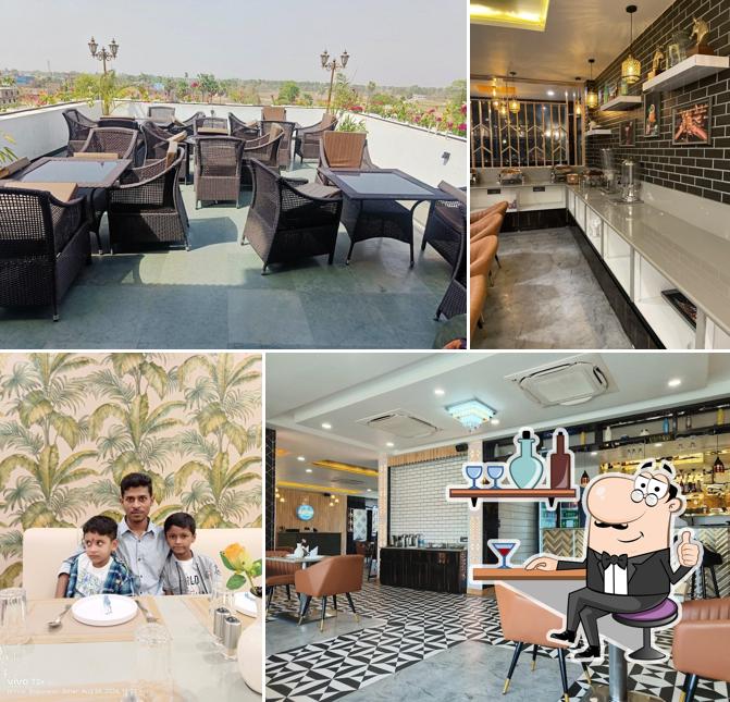 The interior of Kaveri Restaurant