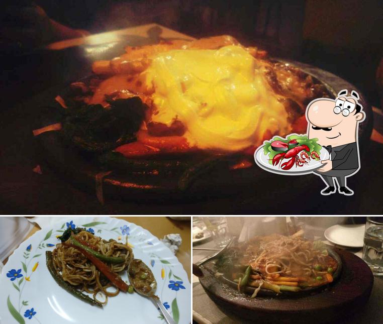 Order different seafood dishes available at Kobe Sizzlers