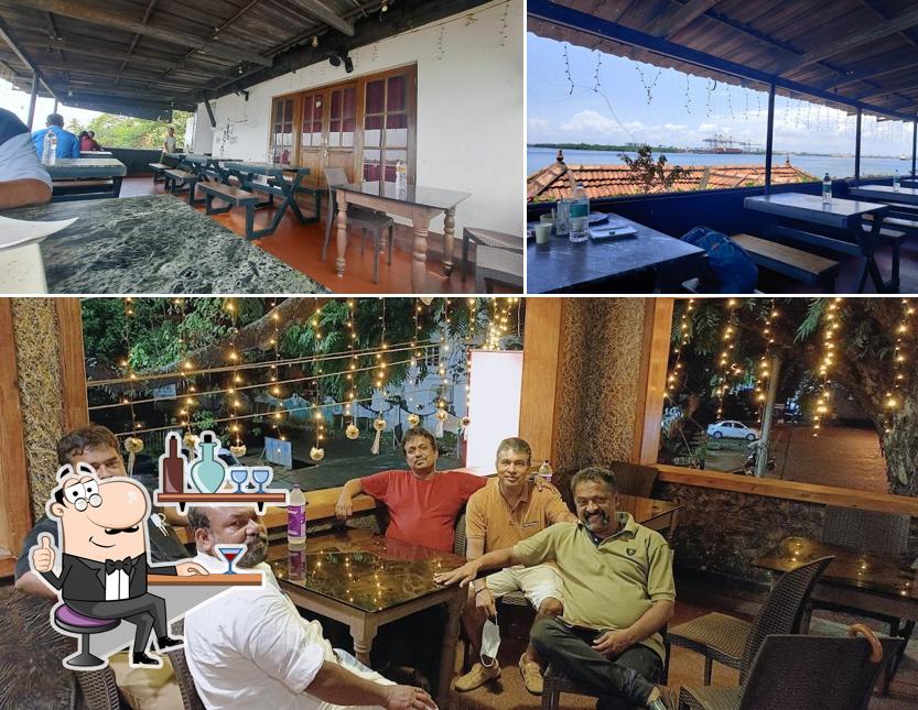Marina the sea face restaurant is distinguished by interior and beverage