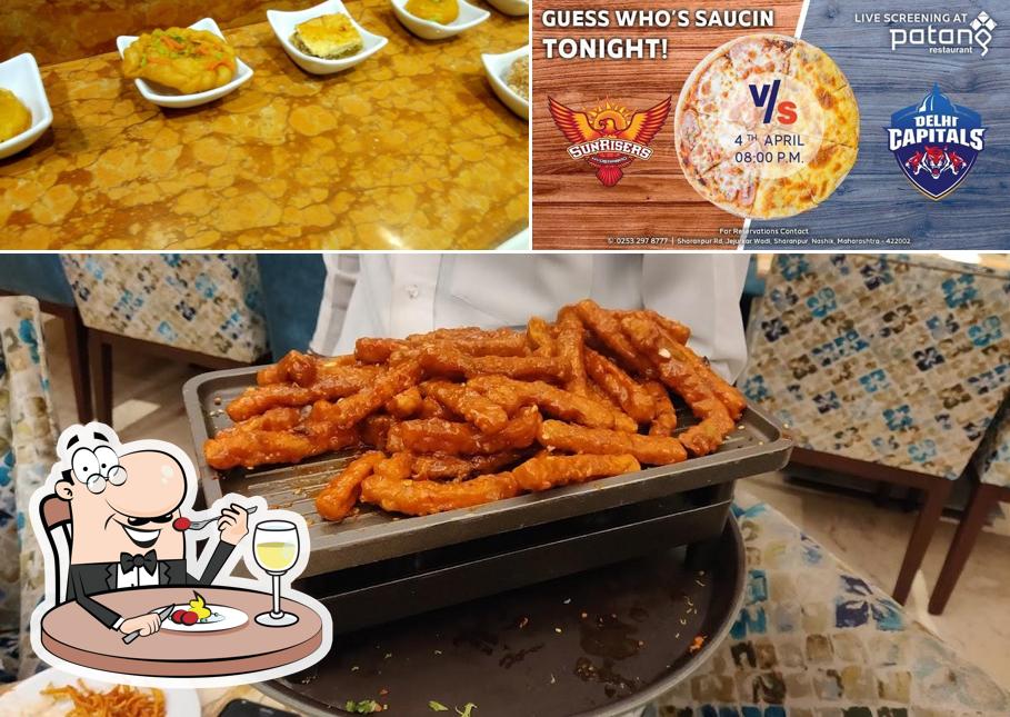 Food at Patang restaurant and bar