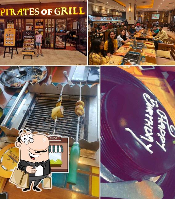 The exterior of Pirates Of Grill